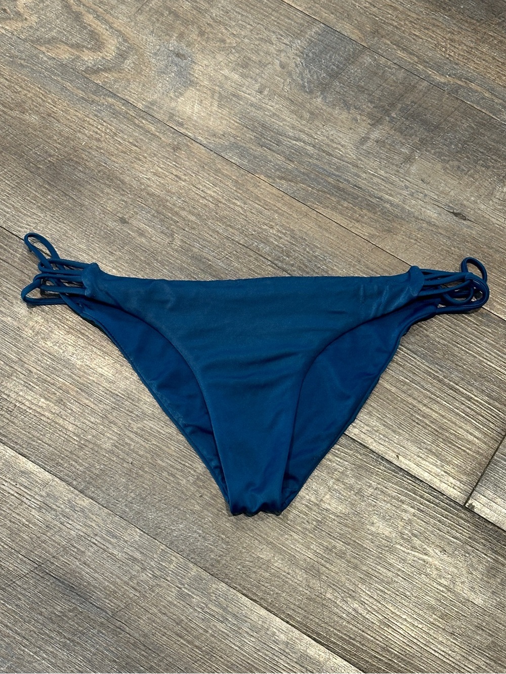 RVCA Blue Dark Turquoise Bikini Bottoms Size Small